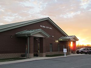 Vilonia City Hall Sunset