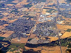 Aerial view of Galt