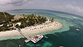 Aerial view of Palomino Island