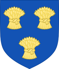 Arms of Ranulf de Blondeville, 6th Earl of Chester (died 1232).svg