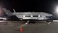 Boeing X-37B after landing at Vandenberg AFB, 3 December 2010