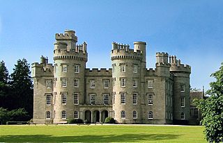 Cluny Castle front view