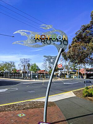 Croydon Sign in Elizabeth Street