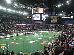 Edmonton Rush versus Toronto Rock February 2010