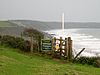 Entrance to the path by Tregantle Fort - geograph.org.uk - 74921.jpg