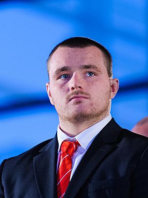 Ken Owens. Wales Grand Slam Celebration, Senedd 19 March 2012.jpg