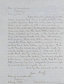 Lydia Bixby affidavit (cropped)