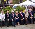 Mayors on Denton Twinning Day