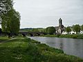 SCO-Peebles River Tweed looking west 2018