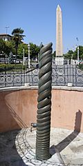 Snake column Hippodrome Constantinople 2007