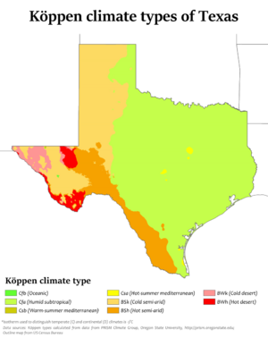 Texas Köppen