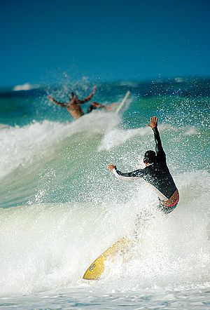 Two surfers