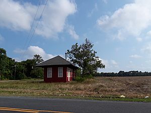 Abandoned railway depot, Townsend, Virginia