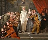 Antoine Watteau - The Italian Comedians - Google Art Project