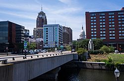 Downtown Lansing, Michiganalong Michigan Avenue