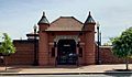 Georgetown Car Barn entrance on Prospect Street NW