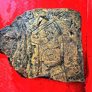 Govan Warrior carved stone