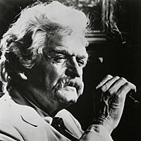 Hal Holbrook as Mark Twain