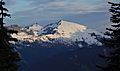 Hidden Lake Peaks snowy