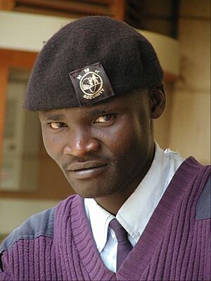 Kenyan security officer