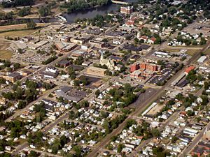 Mishawaka downtown, south of the St. Joe River