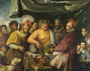 Niccoò Frangipane (attr) Bacchanal