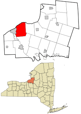 Location in Oswego County and the state of New York.