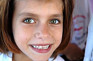 Palestinian girl in Qalqiliya