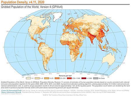 Population Density, v4.11, 2020 (48009093621)