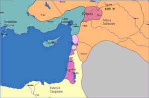 Principality of Antioch under Byzantine protection