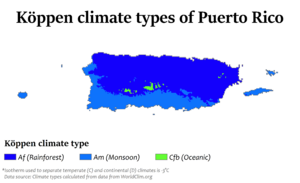 Puerto Rico Köppen