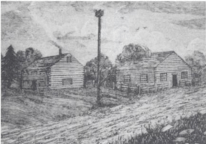 SketchOfHerHomeAtTheCreditMissionByElizaFieldsJonescirca1833