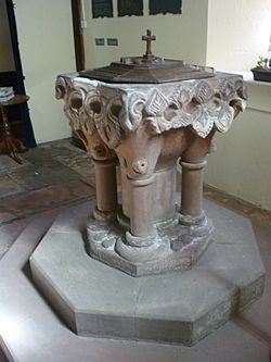 St. Kentigern's Church Aspatria, Font