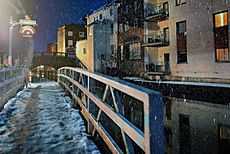 The bridge next to the Lock Stock and Barrel pub in Newbury UK