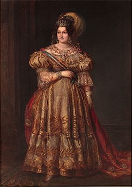 Valentín Carderera y Solano - María Cristina of Bourbon - Google Art Project