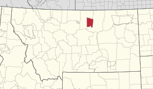 Location in Montana