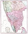 1800 Map of Peninsular India-1795