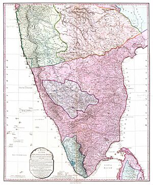1800 Map of Peninsular India-1795