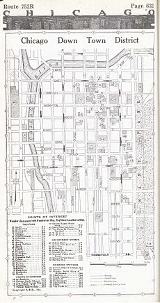 1917 Chicago Down Town District