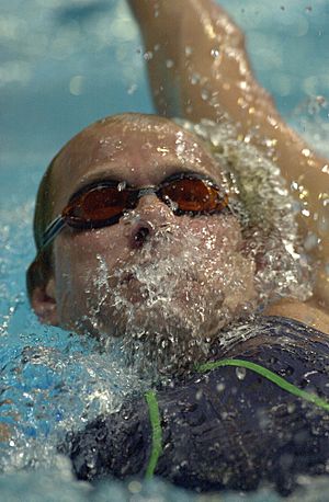 211000 - Swimming 200m medley SM9 David Rolfe action - 2000 Sydney event photo.jpg