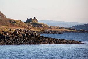 Ardtornish Castle ruins