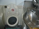 B747 toilet