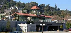 Belmont Caltrain station