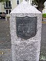 Cole's Hill marker in Plymouth Mass