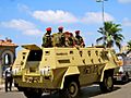 Egyptian Military Police in Alexandria