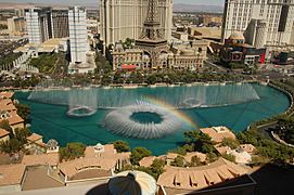 Fountains and Rainbow @ Bellagio, Las Vegas (2597936256)