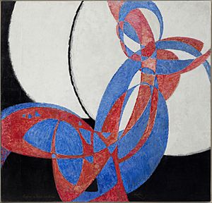 František Kupka, 1912, Amorpha, fugue en deux couleurs (Fugue in Two Colors), 210 x 200 cm, Narodni Galerie, Prague