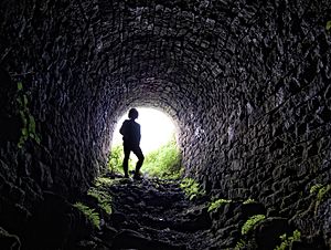 Inclined Mine Shaft Entrace at Yarnbury