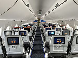 JetBlue A220 interior