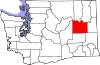 State map highlighting Lincoln County